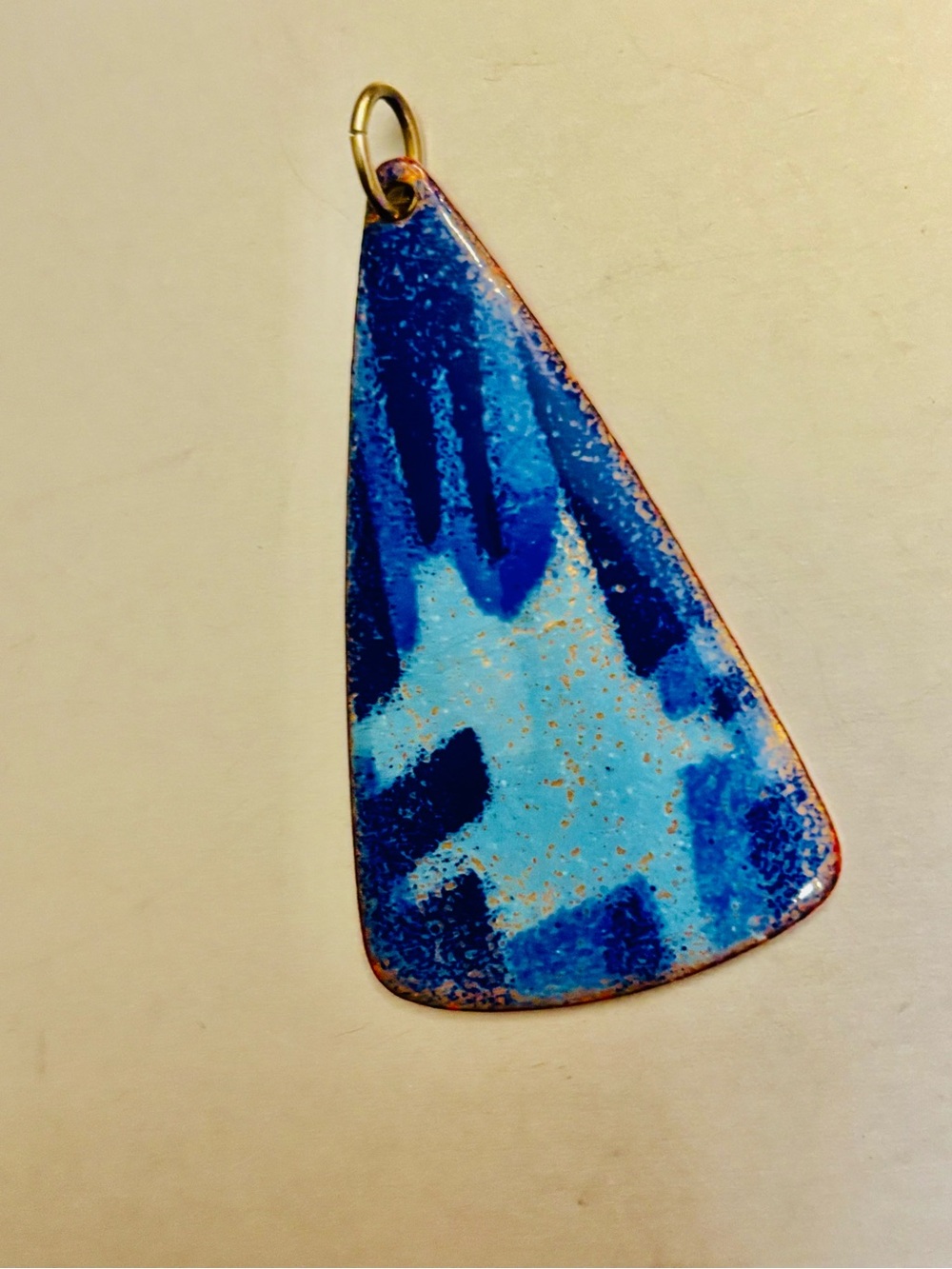 Signed Agg Copper Pendant